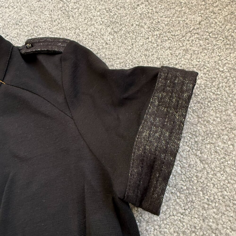 - Guy Rover 100% Virgin Wool Shift Dress in Black Fall Winter Italy 44 or US MED - Picture 5 of 13